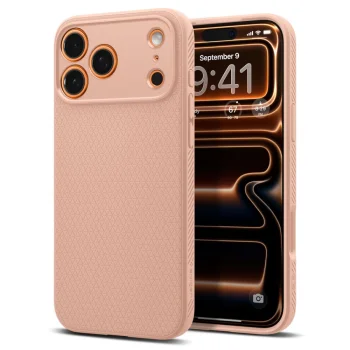 Spigen Liquid Air Case for iPhone 17 Pro Max, Rose Titanium