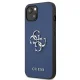 Guess Saffiano 4G Metal Logo vāciņš iPhone 13 mini, Zils