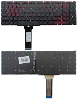 Клавиатура Acer Nitro 5 AN515-54 AN515-55 AN715-51 с подсветкой