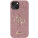 Apple iPhone 15 Plus 6.7\'\' Guess Glitter Script Big 4G Case Cover (GUHCP15MHG4SGP), Pink | Telefona Maciņš Vāks...