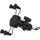 Universal Motorcycle Phone Holder with USB Charger AP14C, Black
