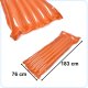 BESTWAY 44013 Inflatable Floating Single Mattress Orange, 183 cm
