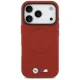 Чехол BMW для iPhone 17 Pro M FW Metal Logo MagSafe, красный