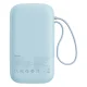 Baseus Qpow2 20000mAh 22.5W ārējā baterija ar dubulto kabeli un digitālo displeju + Baseus Simple USB-C 3A kabelis...