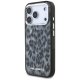 Karl Lagerfeld IML leoparda raksta MagSafe vāciņš iPhone 17 Pro - melns | Leopard Pattern Phone Case Cover Black