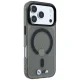 Чехол BMW M IML Glossy Metal Logo MagSafe для iPhone 17 Pro / 18 Pro, черный