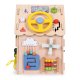 XXL Wooden Activity House for Kids, 30-in-1 Educational Busy Board