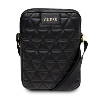 Guess Torba GUTB10QLBK 10" black Quilted Tablet Bag