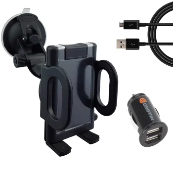 Bakalu KZ0294/295 automašīnas tālruņa turētājs ar USB lādētāju
