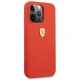 Чехол Ferrari Silicone для iPhone 13 Pro Max, красный