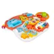 Ricokids 2in1 attīstošais galdiņš un stumjamā rotaļlieta RK-810, balts-sarkans