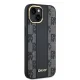 Dkny iPhone 15 / 14 / 13 Case Leather Checkered Mono Pattern MagSafe, Black