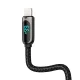 Кабель Baseus Display Fast Charging Data USB-A / USB-C 66Вт 1 м – чёрный