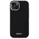 DKNY iPhone 14 Case Plain Logo MagSafe, Black