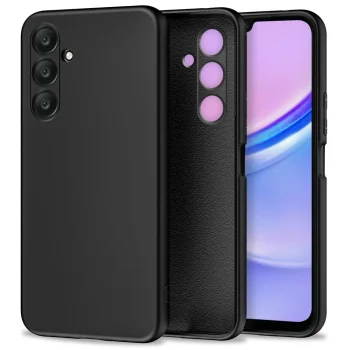 Samsung Galaxy A15 ( SM-A156, SM-A155 ) Tech-Protect Icon Case Cover, Black | Telefona Vāciņš Maciņš Apvalks...