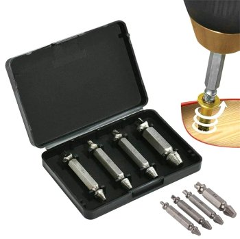 Broken Screw Extractor Set, 4 Pieces