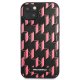 Karl Lagerfeld Monogram Plaque Case for iPhone 13 mini, Pink