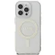 Чехол Guess для iPhone 16 Pro Max IML Glitter Circle MagSafe, прозрачный