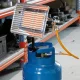 Meva BRI gāzes sildītājs un radiators PB LPG baloniem
