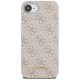 Чехол Guess 4G Script Logo MagSafe для iPhone 16e - Розовый