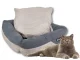 Soft Pet Bed for Dogs and Cats with Removable Cushion, 52 cm