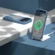Etteri Silicone Mag vāciņš priekš iPhone 17 Pro Max / 18 Pro Max, tumši zils