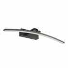 LED lampa virs spoguļa 60cm 10W vannas istabai, neitrāli balta gaisma, melna