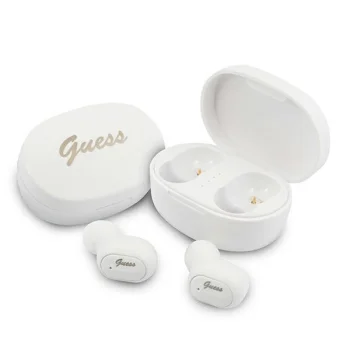 Беспроводные наушники Guess GUTWST30WHTWS с зарядным кейсом, белые