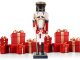 Wooden Nutcracker Christmas Decorative Figurine, 35 cm