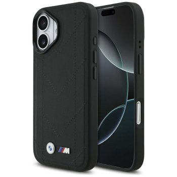 BMW iPhone 17 vāciņš M Quilted Logo MagSafe, melns