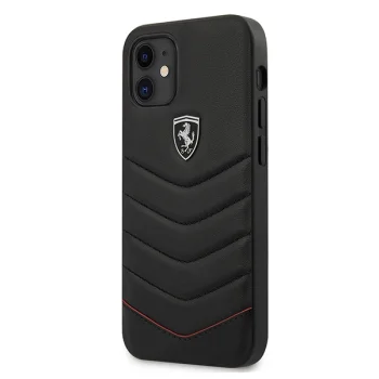 Чехол Ferrari для iPhone 12 mini Off Track Quilted, черный