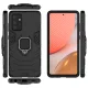 Vāciņš Samsung Galaxy A72 4G Ring Armor ar statīvu, melns