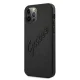 Чехол Guess для iPhone 12 Pro Max Saffiano Vintage Script, черный