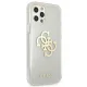 Guess iPhone 12 Pro Max vāciņš Glitter 4G Big Logo, caurspīdīgs