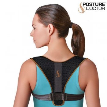 Universāls Pozas Stājas Korektors Atbalsts, "Posture Doctor" | Breathable Adjustable Comfort Back Posture Corrector Strap