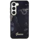 Guess Samsung Galaxy S23+ S916 aizsargvāciņš Golden Marble Collection Melns