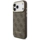 Guess 4G vāciņš ar MagSafe maku iPhone 17 Pro Max - brūns | Phone Case Cover