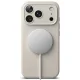 Силиконовый магнитный чехол Ringke MagSafe для iPhone 17 Pro - бежевый