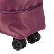 Foldable Travel Bag on Wheels, 3 Sizes, 50L, Purple