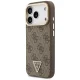 Guess 4G PU vāciņš iPhone 18 Pro un 17 Pro ar statīvu un MagSafe, brūns