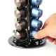 Вращающаяся подставка для кофейных капсул Nespresso (40 шт.), черная