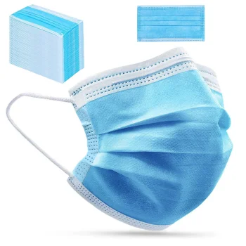 Vienreizējās lietošanas respirators FFP2 Promedix PR-205, 50 gab., zils