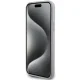 Guess iPhone 15 Plus чехол 4G Strass Metal Logo, серебристый