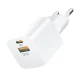 Wozinsky CMWCW 20W USB-C / USB-A tīkla lādētājs - balts