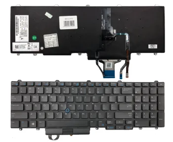 Dell Latitude E5550 / 5580 / Precision 7510 klaviatūra, melna, US izkārtojums