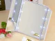Складное косметическое зеркало с LED-подсветкой и подставкой