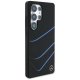 Чехол Mercedes Silicone Contrasted Curves MagSafe для Galaxy S25 Ultra Черный