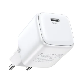 Ugreen Nexode mini CD318 GaN 20W USB-C lādētājs PD 3.0 / QC 4.0, balts