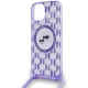 Karl Lagerfeld iPhone 15 / 14 / 13 Case IML Crossbody Monogram, Purple