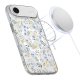 Tech-Protect FlexAir MagSafe Phone Case Cover iPhone 17 Air - Daisies with Leaves